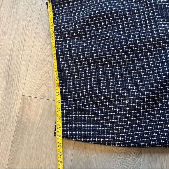 New Lily Pulitzer Adler Mini Skirt Low Tide Navy Fantasy Checkerboard 16 - Picture 3 of 6